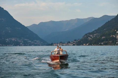 classic lake como elopement melissa eric