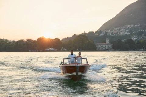 classic lake como elopement melissa eric