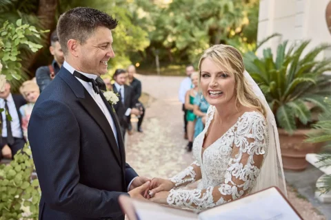 classic sorrento wedding amanda jeff