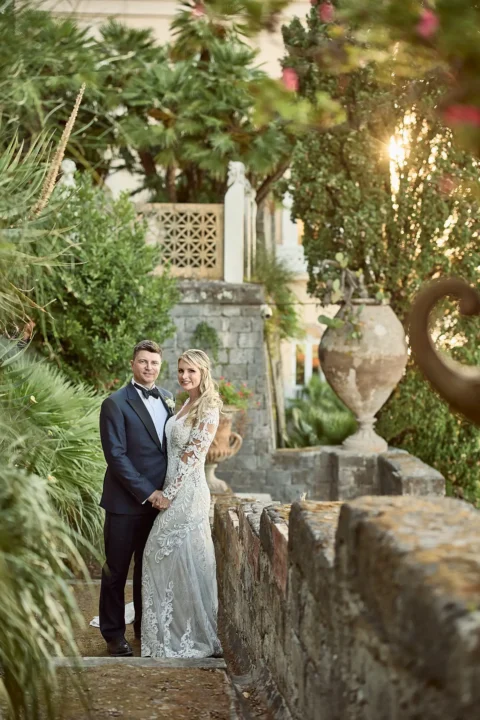 classic sorrento wedding amanda jeff