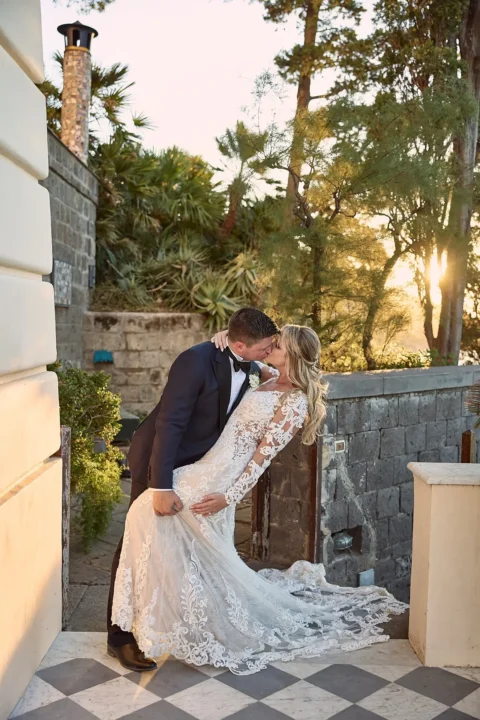 classic sorrento wedding amanda jeff