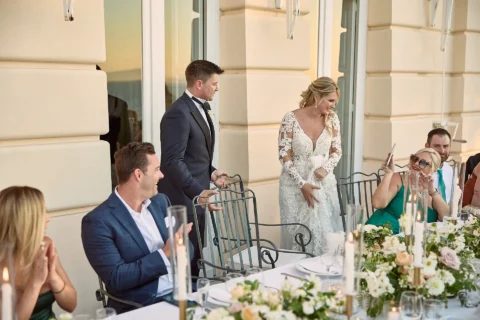 classic sorrento wedding amanda jeff