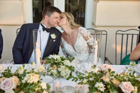 classic sorrento wedding amanda jeff