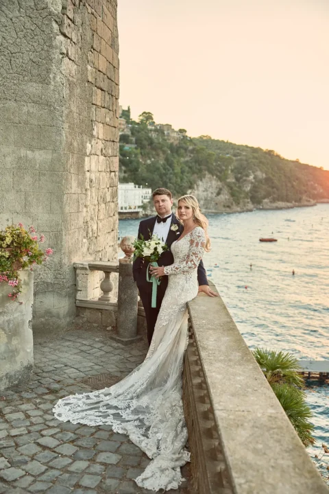 classic sorrento wedding amanda jeff