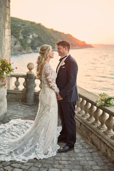 classic sorrento wedding amanda jeff