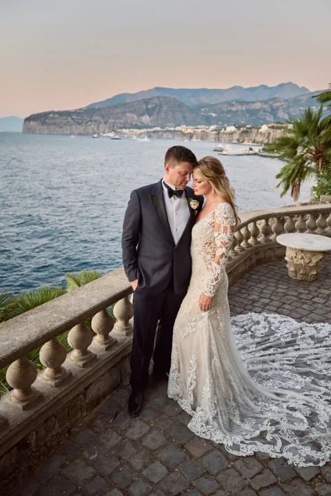 classic sorrento wedding amanda jeff