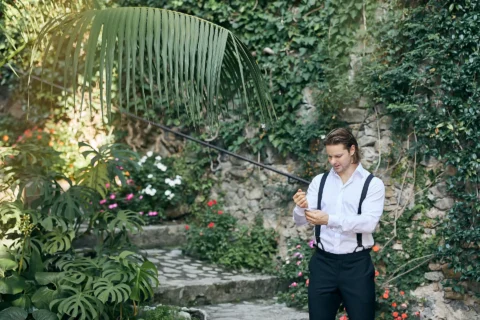 classic stylish positano elopement loran andrew