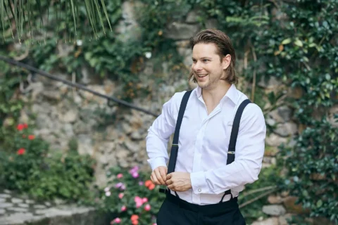 classic stylish positano elopement loran andrew