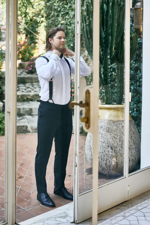 classic stylish positano elopement loran andrew