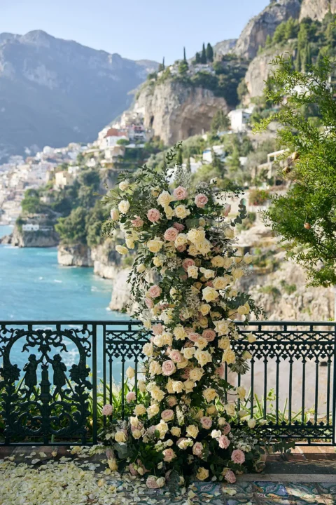 classic stylish positano elopement loran andrew