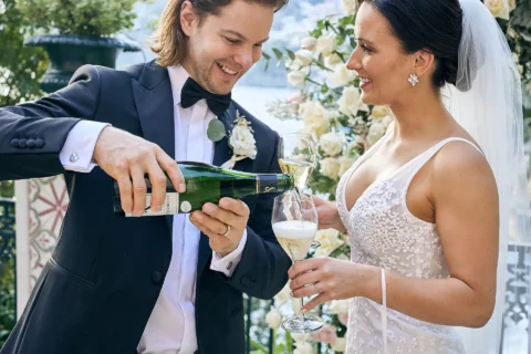 classic stylish positano elopement loran andrew