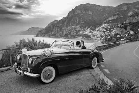 classic stylish positano elopement loran andrew
