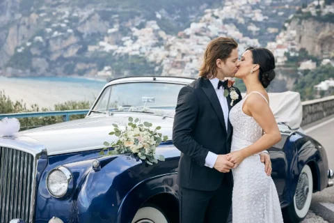classic stylish positano elopement loran andrew