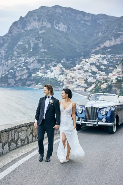 classic stylish positano elopement loran andrew