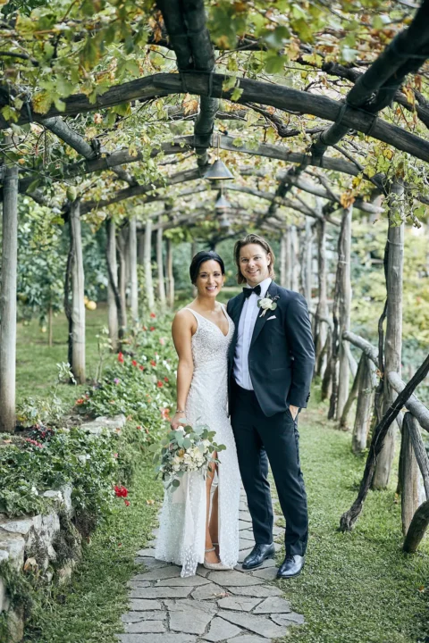classic stylish positano elopement loran andrew