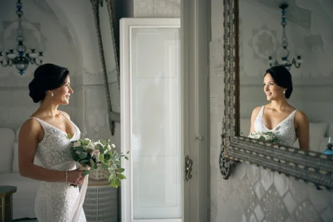 classic stylish positano elopement loran andrew
