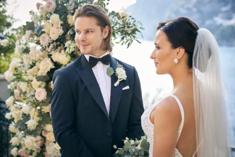 classic stylish positano elopement loran andrew