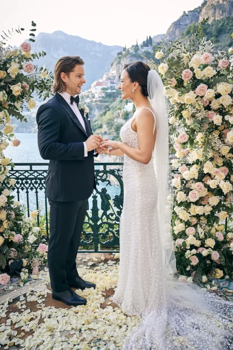 classic stylish positano elopement loran andrew