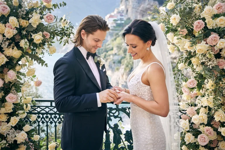 classic stylish positano elopement loran andrew