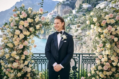 classic stylish positano elopement loran andrew
