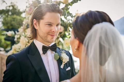 classic stylish positano elopement loran andrew