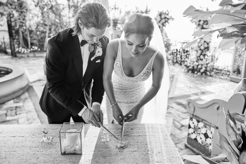 classic stylish positano elopement loran andrew