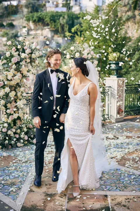 classic stylish positano elopement loran andrew