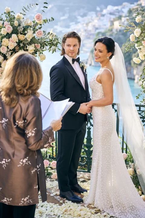 classic stylish positano elopement loran andrew