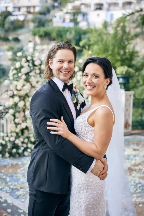 classic stylish positano elopement loran andrew