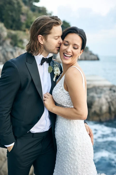 classic stylish positano elopement loran andrew