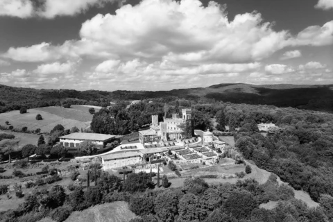 elegant castle elopement billie nick