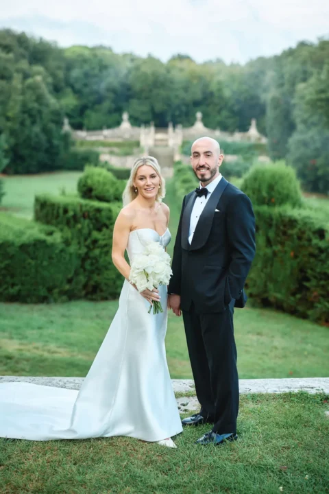 elegant castle elopement billie nick