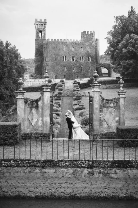 elegant castle elopement billie nick