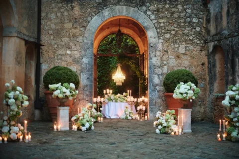 elegant castle elopement billie nick