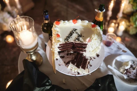 elegant castle elopement billie nick