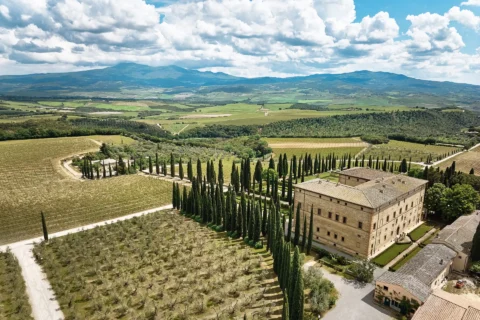 elegant tuscan winery elopement sarah brennan
