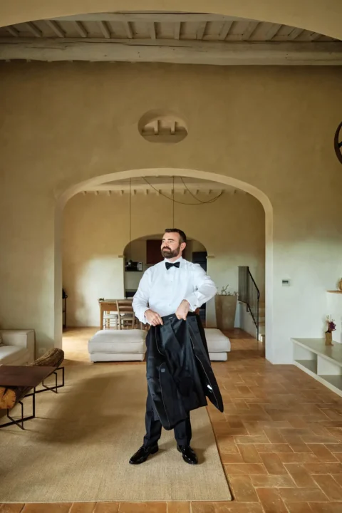 elegant tuscan winery elopement sarah brennan