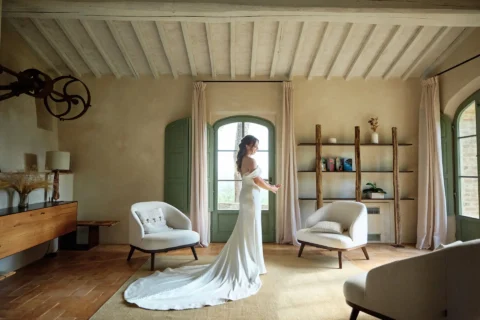 elegant tuscan winery elopement sarah brennan