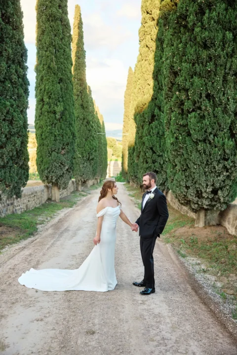 elegant tuscan winery elopement sarah brennan