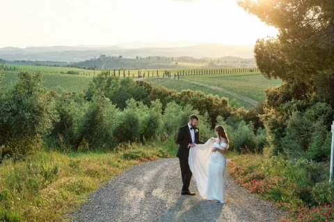 elegant tuscan winery elopement sarah brennan