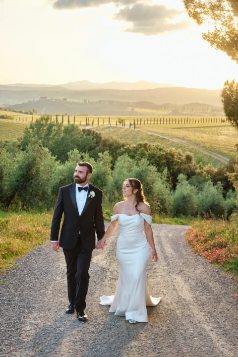 elegant tuscan winery elopement sarah brennan