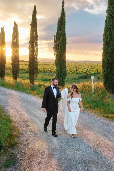 elegant tuscan winery elopement sarah brennan
