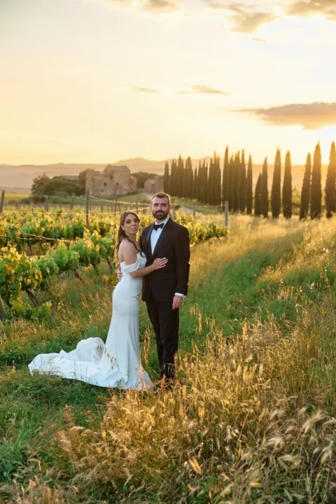 elegant tuscan winery elopement sarah brennan