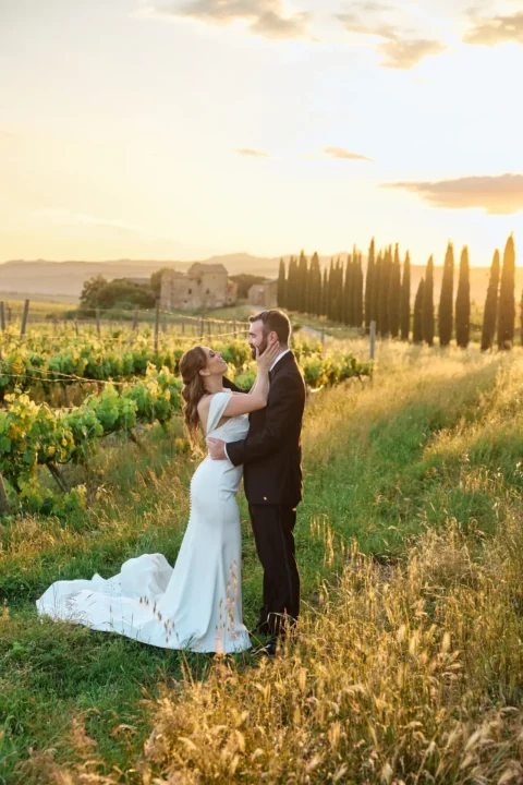 elegant tuscan winery elopement sarah brennan