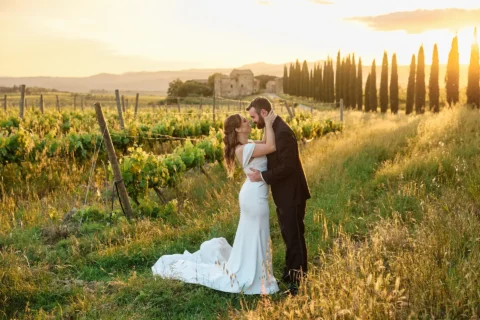 elegant tuscan winery elopement sarah brennan