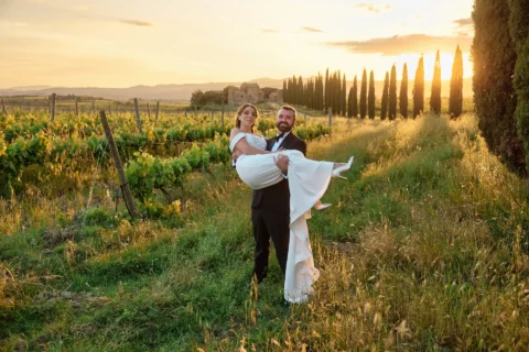 elegant tuscan winery elopement sarah brennan