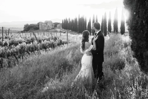 elegant tuscan winery elopement sarah brennan