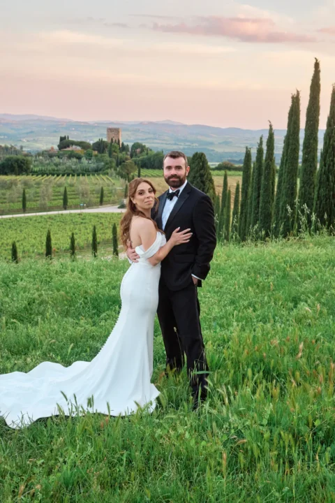 elegant tuscan winery elopement sarah brennan