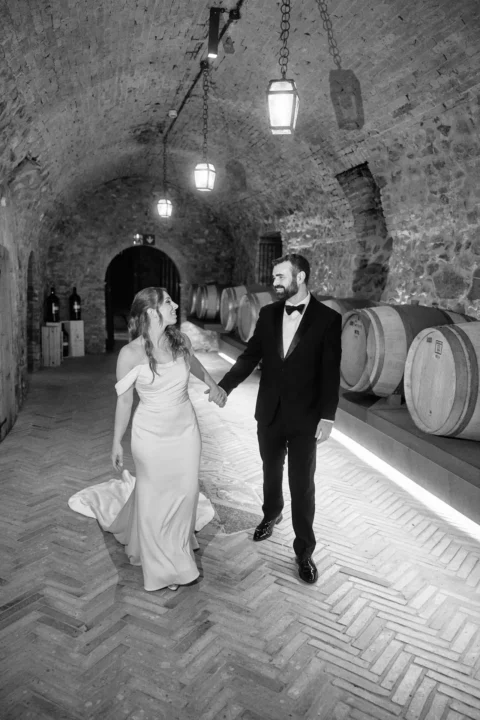 elegant tuscan winery elopement sarah brennan