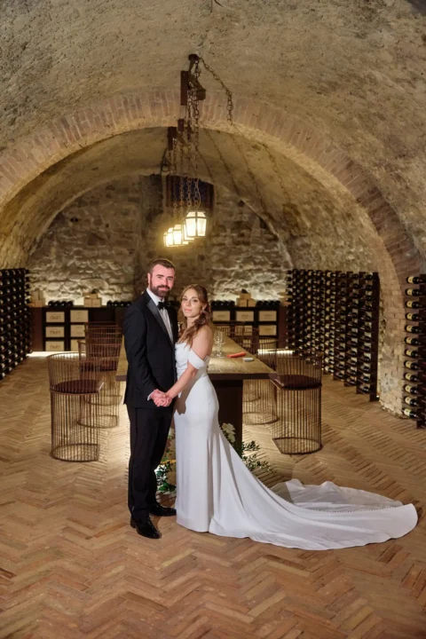 elegant tuscan winery elopement sarah brennan